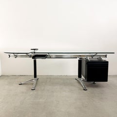 Escritorio ejecutivo vintage Bruce Burdick para Herman Miller, sistema Burdick Group