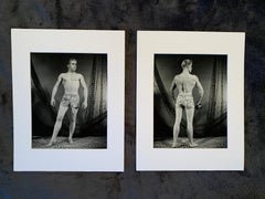 Vintage Bruce of Los Angeles Matched Set Original B & W Male Photograph Set