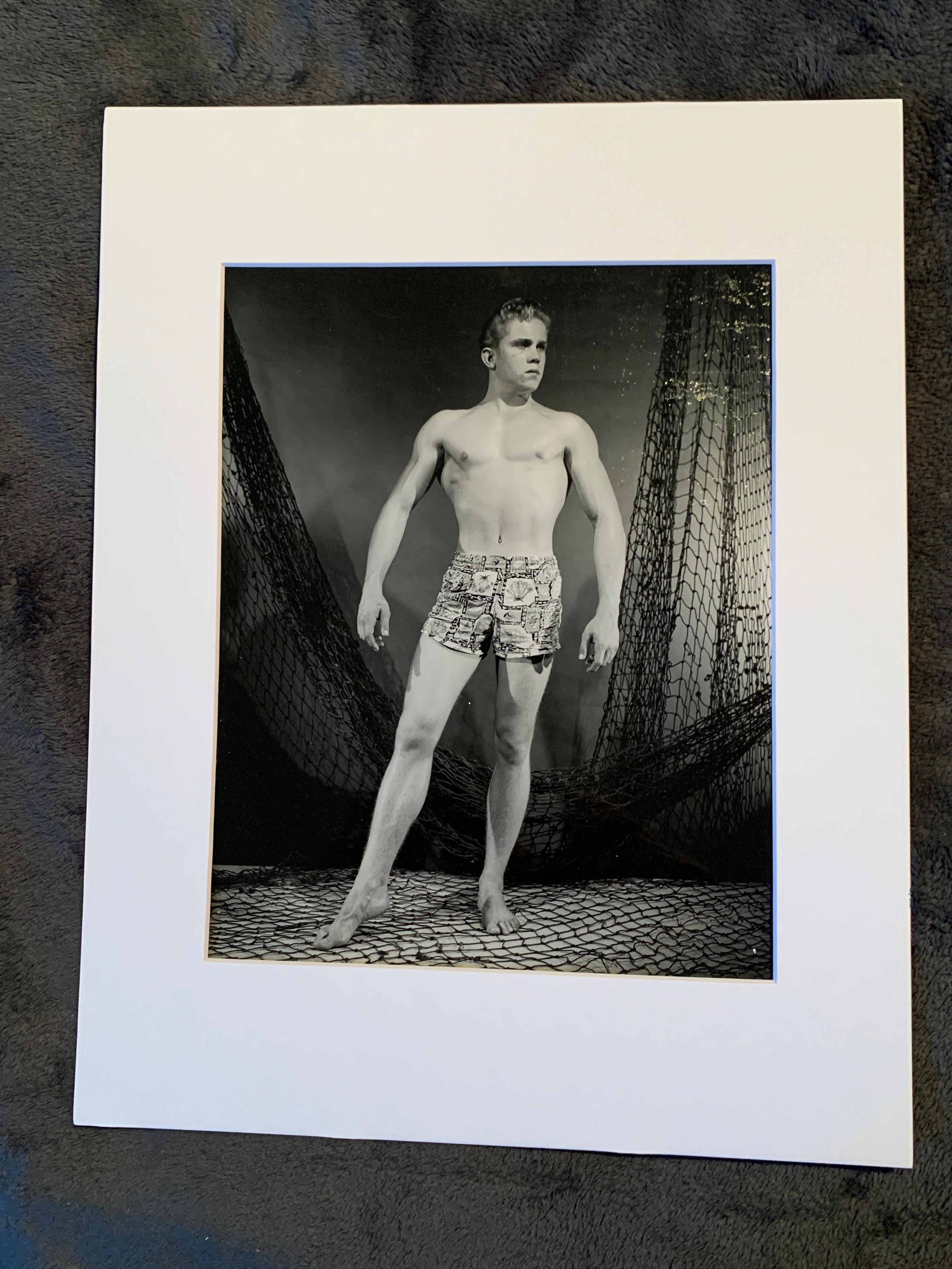 Hand-Crafted Vintage Bruce of Los Angeles Matched Set Original B & W Male Photograph Set  For Sale