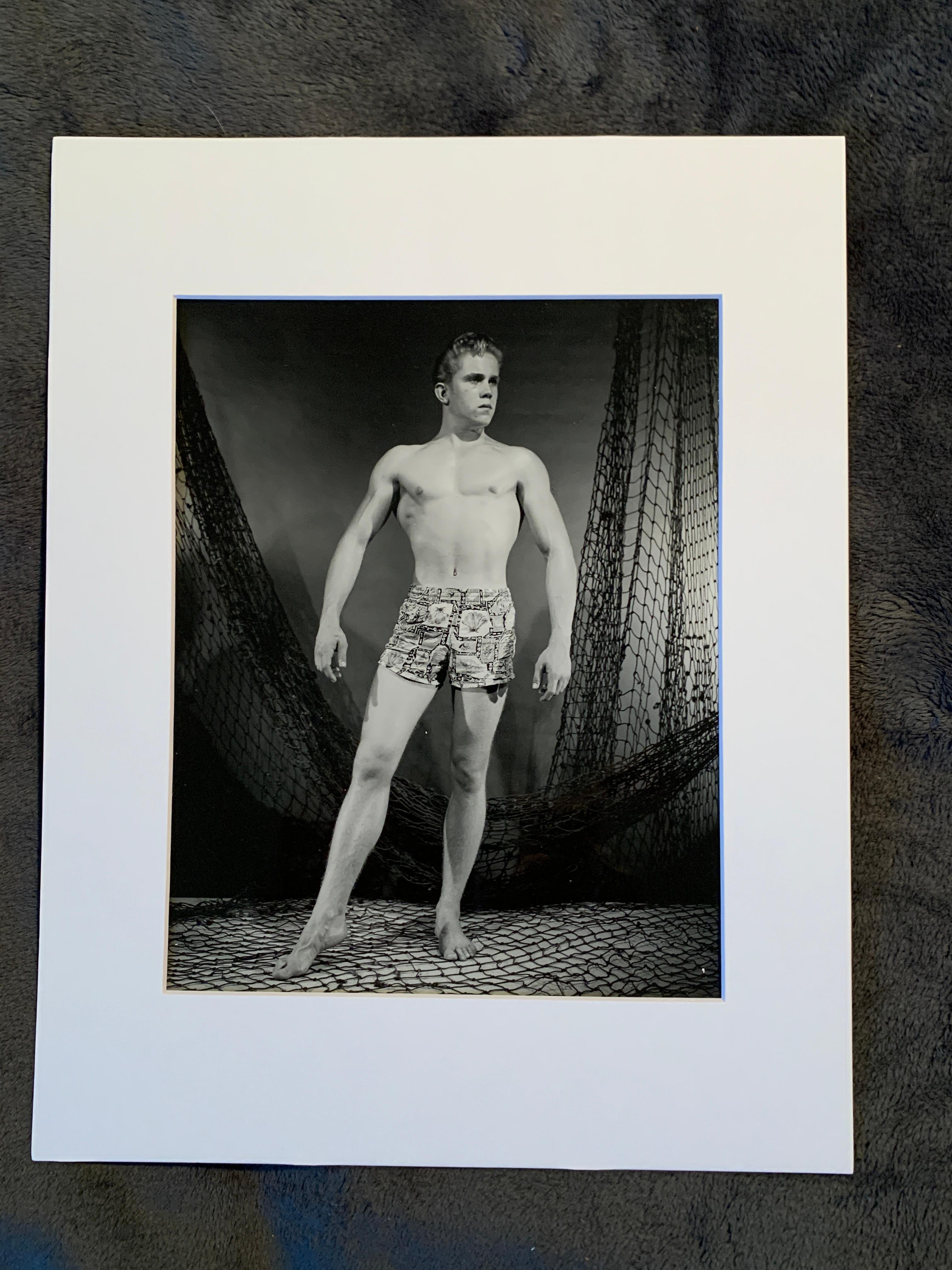 Vintage Bruce of Los Angeles Matched Set Original B & W Male Photograph Set  In Good Condition For Sale In Palm Springs, CA