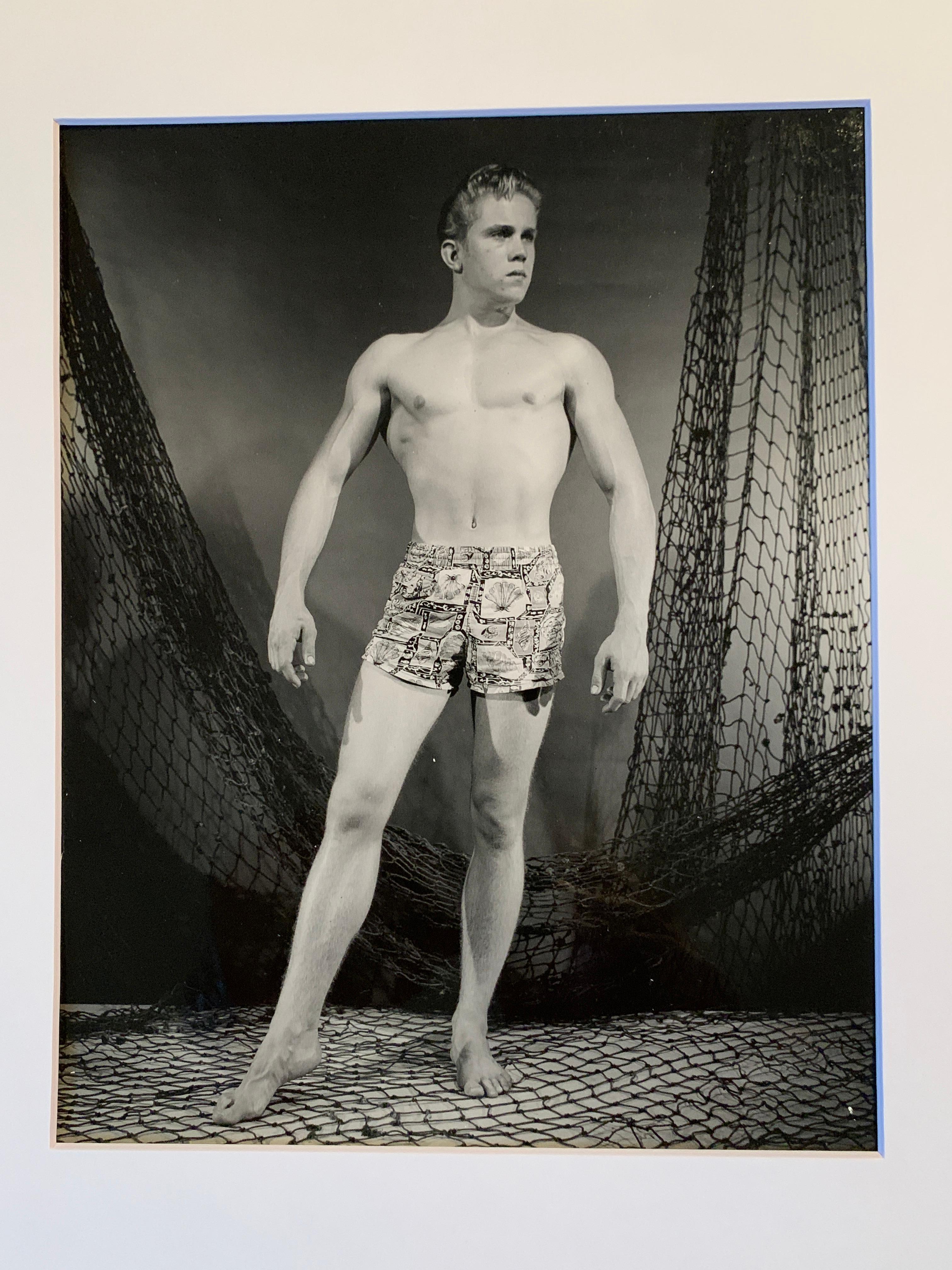 Mid-20th Century Vintage Bruce of Los Angeles Matched Set Original B & W Male Photograph Set  For Sale