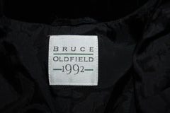 Giacca vintage in velluto nero di Bruce Oldfield
