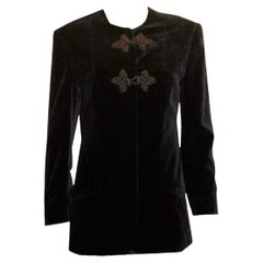 Vintage Bruce Oldfield Black Velvet Jacket