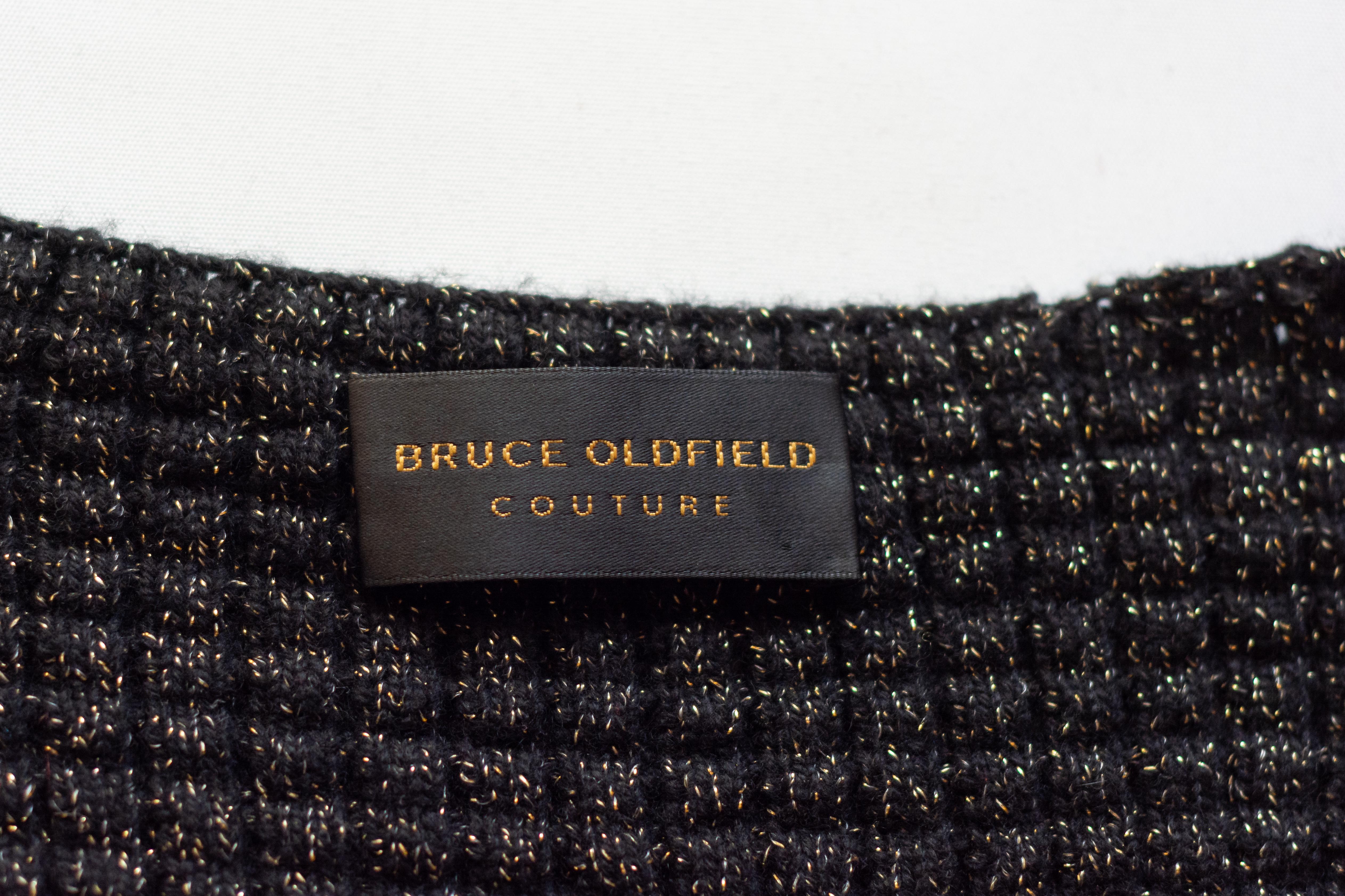 Vestito vintage in maglia di cashmere di Bruce Oldfield in vendita 1