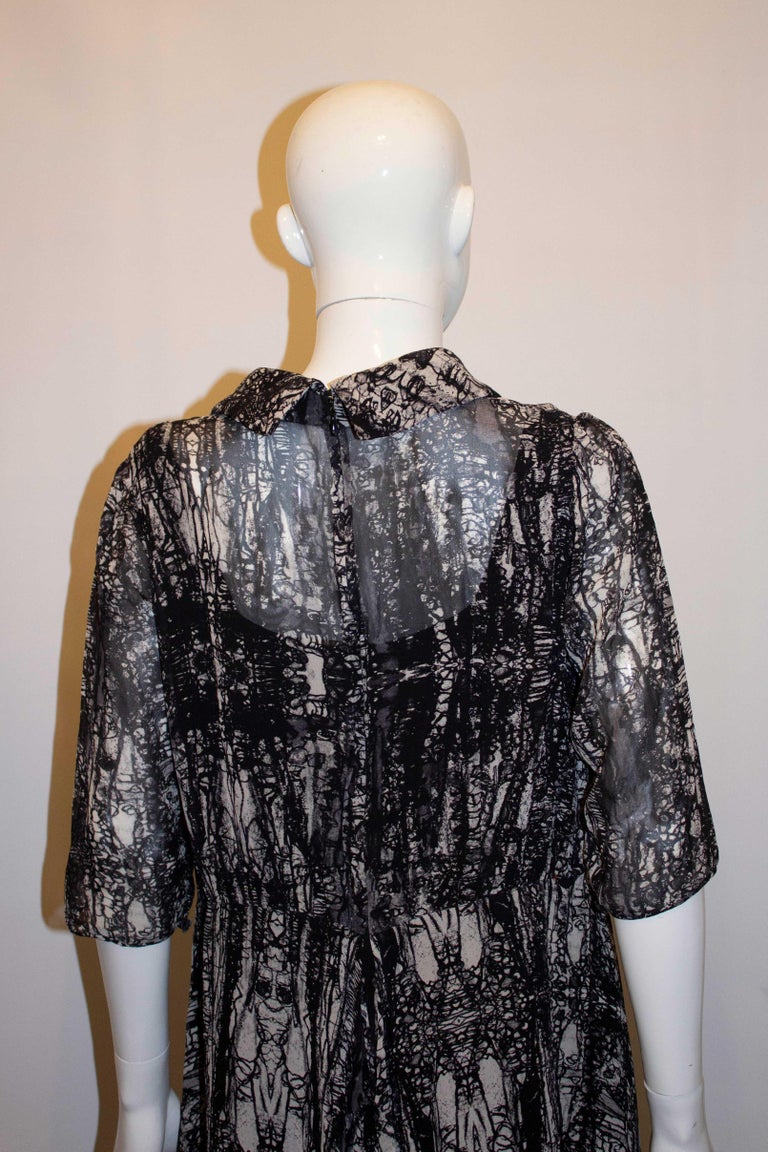 Vintage Bruce Oldfield Couture Silk Dress For Sale 1