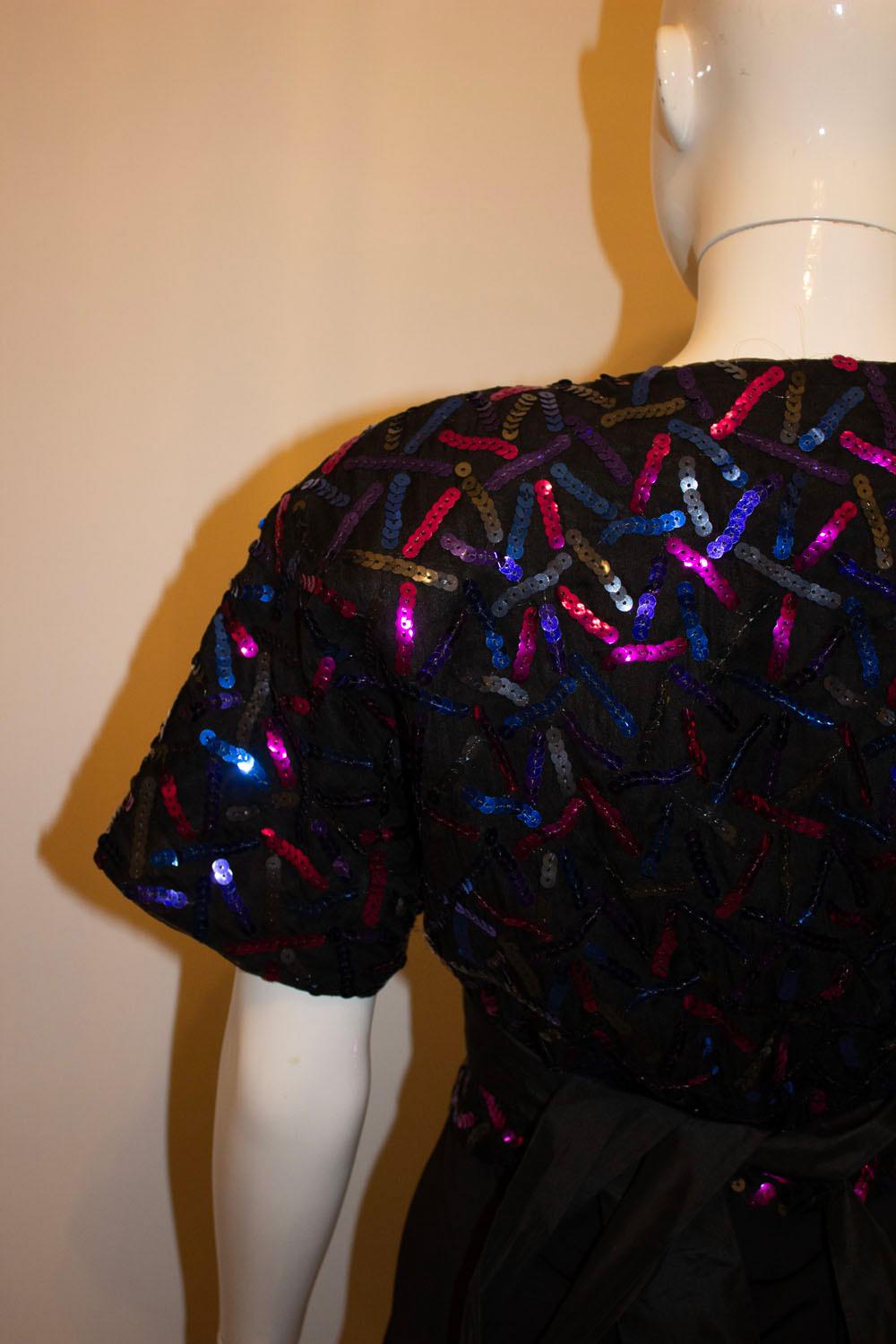 Vintage Bruce Oldfield Sequin Bolero In Good Condition For Sale In London, GB