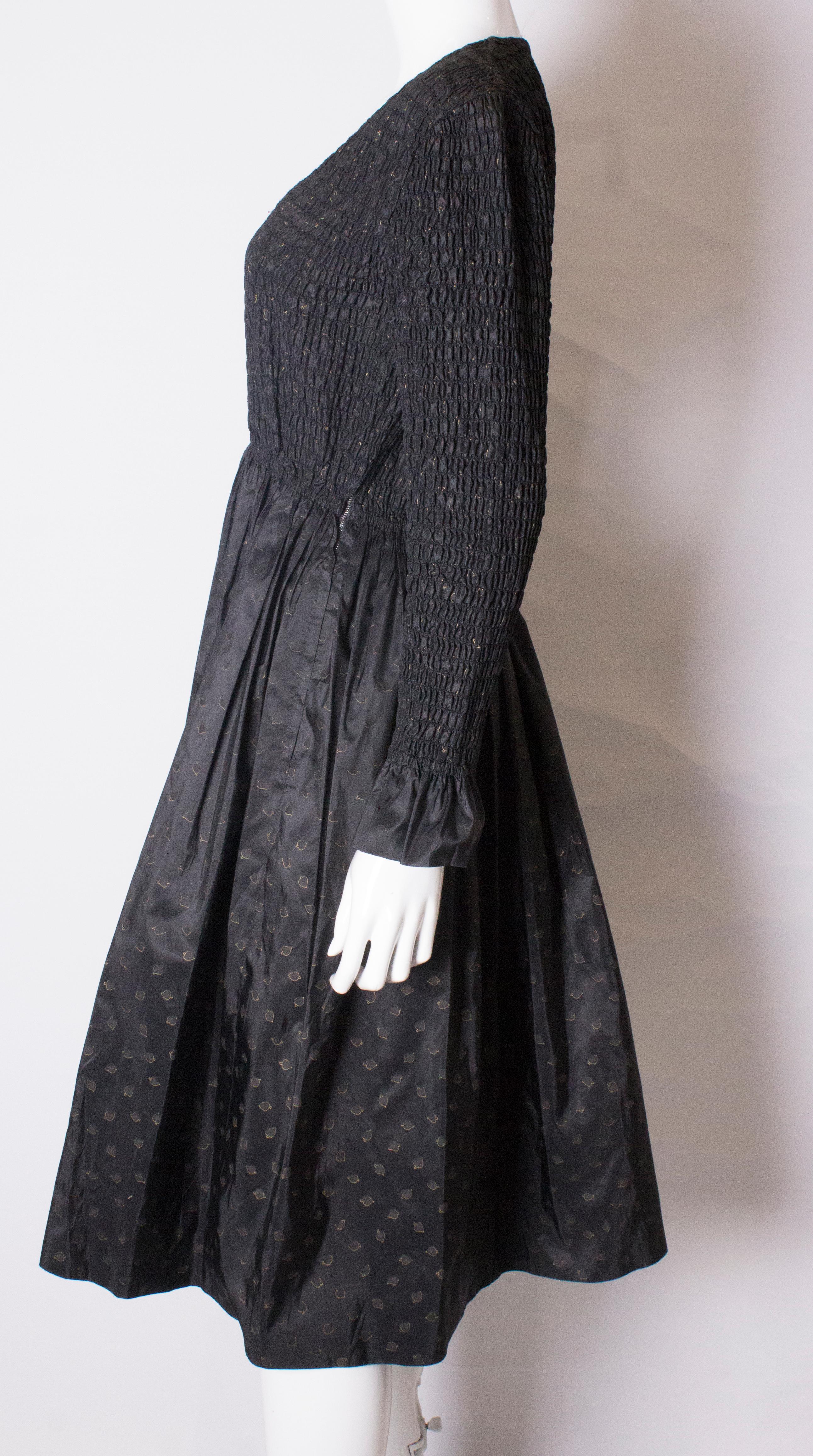 Vintage Bruce Oldfield Silk Dress In Good Condition For Sale In London, GB