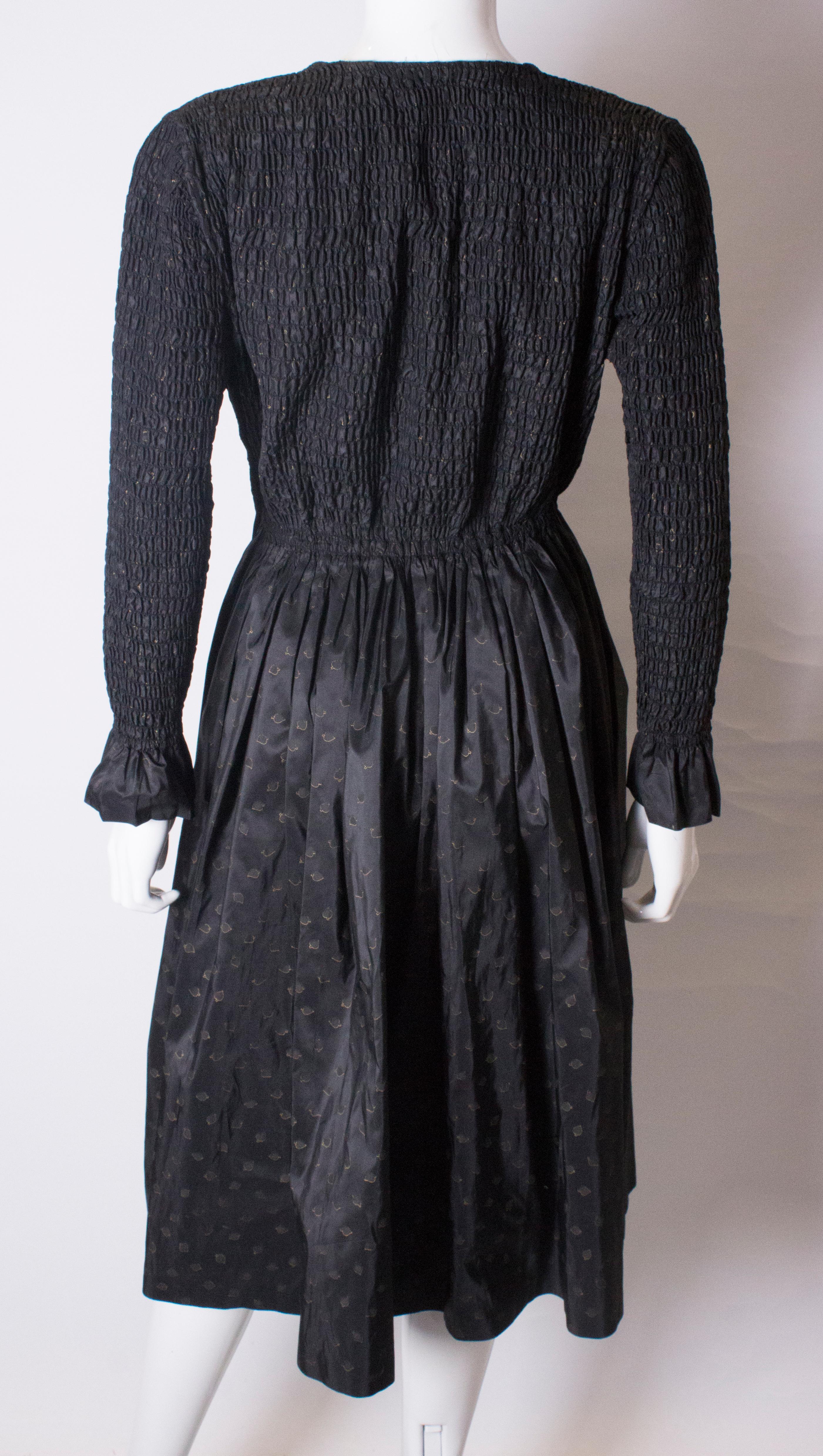 Vintage Bruce Oldfield Silk Dress For Sale 1