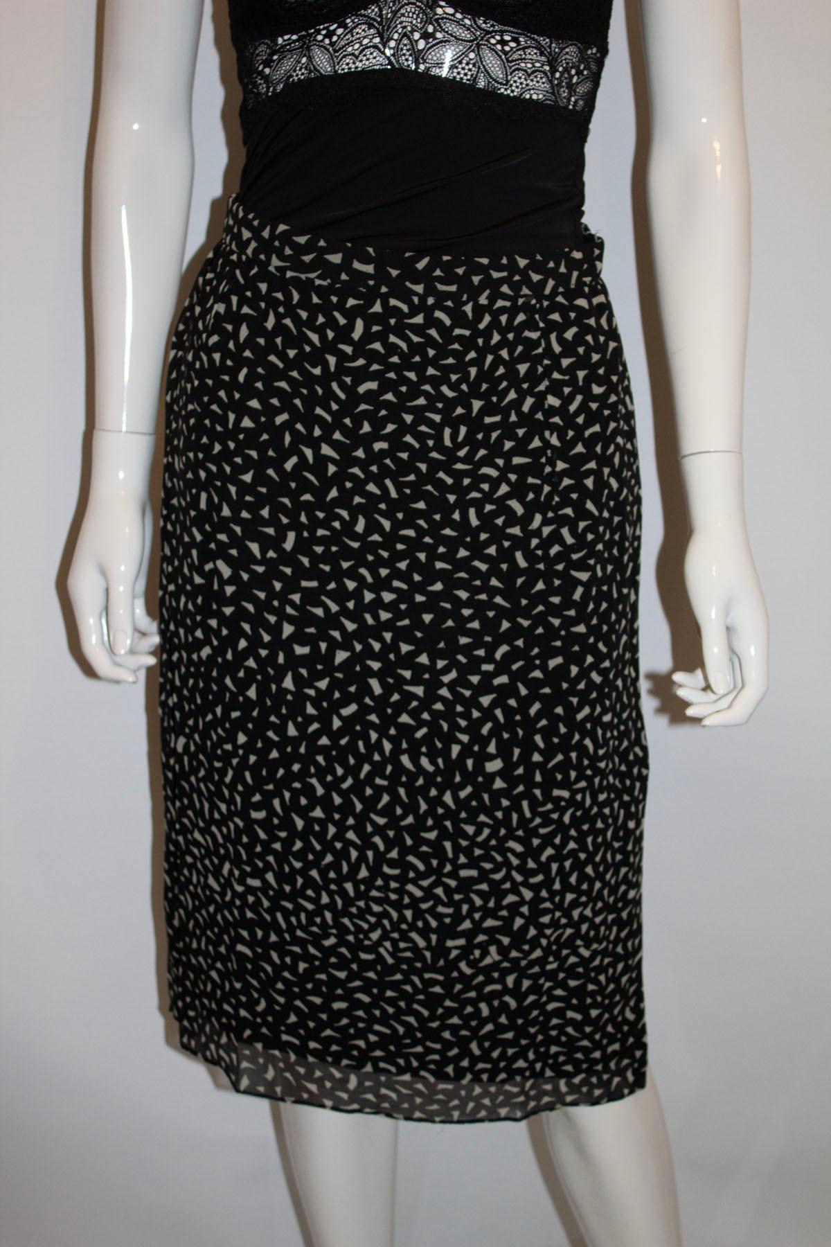 Women's Vintage Bruce Oldfield Silk Skirt For Sale