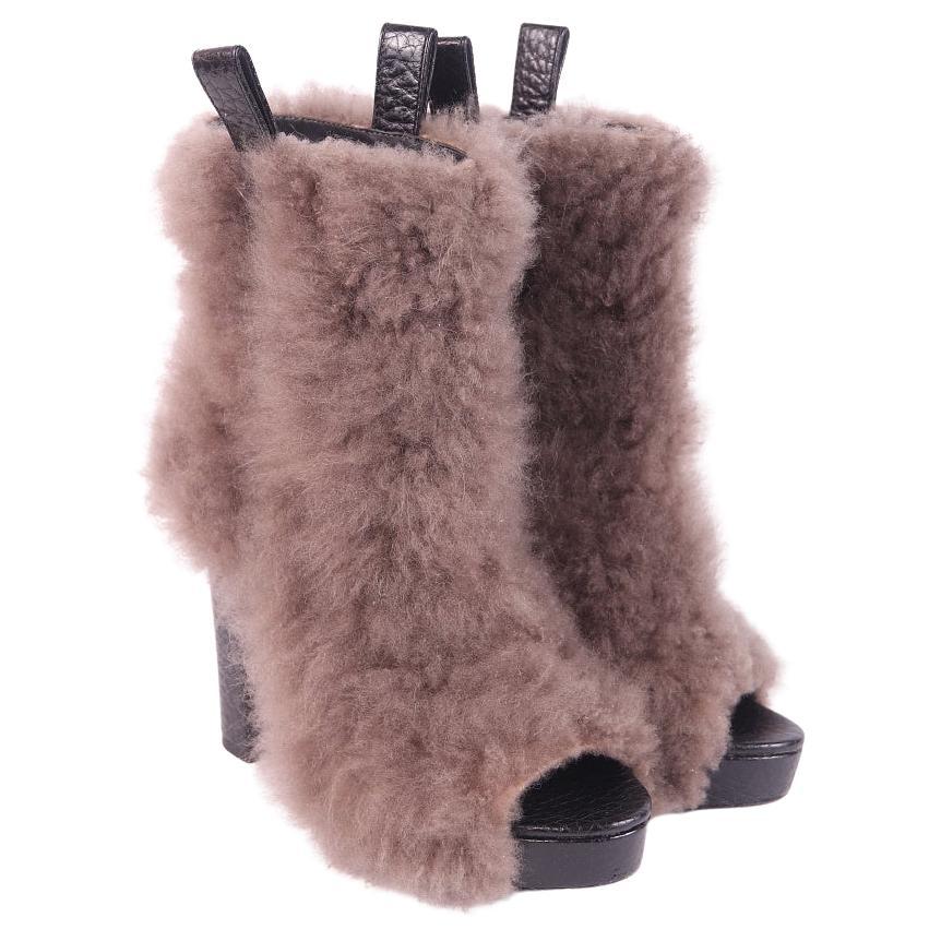 Vintage Brunello Cucinelli boots size 37 open toe