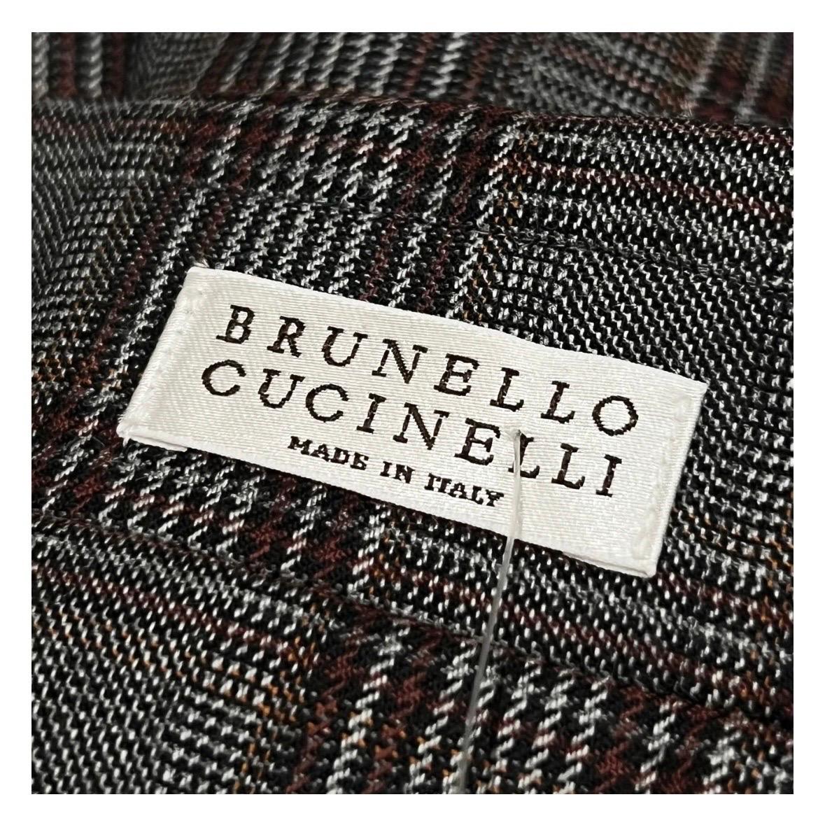 Vintage Brunello Cucinelli Plaid Jumpsuit In Excellent Condition For Sale In Los Angeles, CA