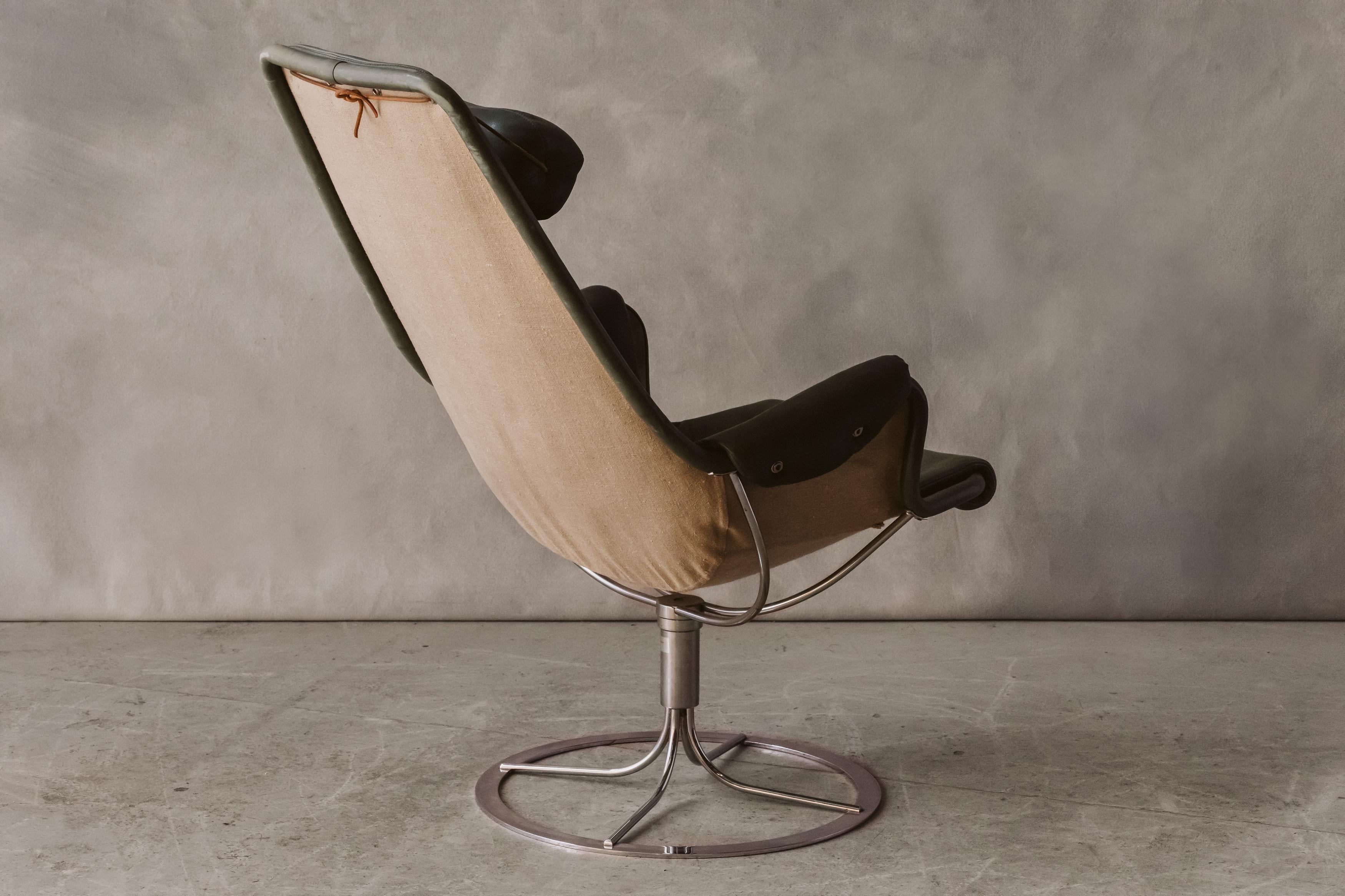 Late 20th Century Vintage Bruno Mathsson Lounge Chair, Model Jetson, Circa 1980