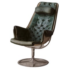 Vintage Bruno Mathsson Lounge Chair, Model Jetson, Circa 1980