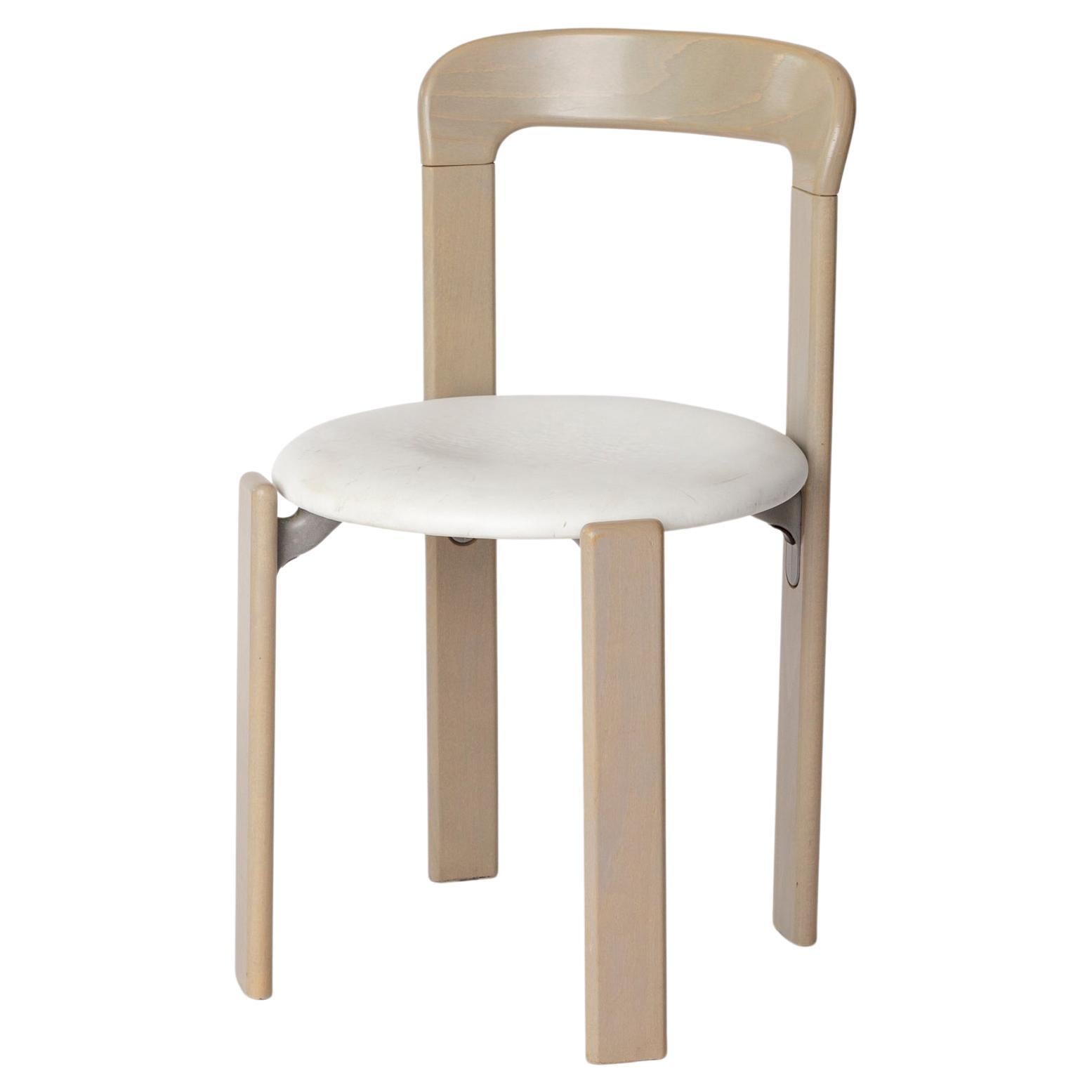 Vintage Bruno Rey Chair – 1970s Kusch & Co, Grey Wood Frame