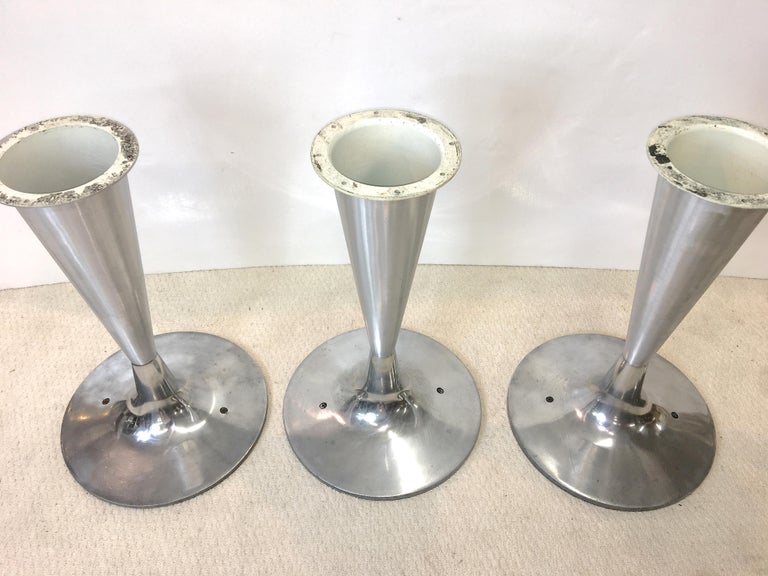 Vintage Brunswick Bowling Aluminum Bistro Tables For Sale ...