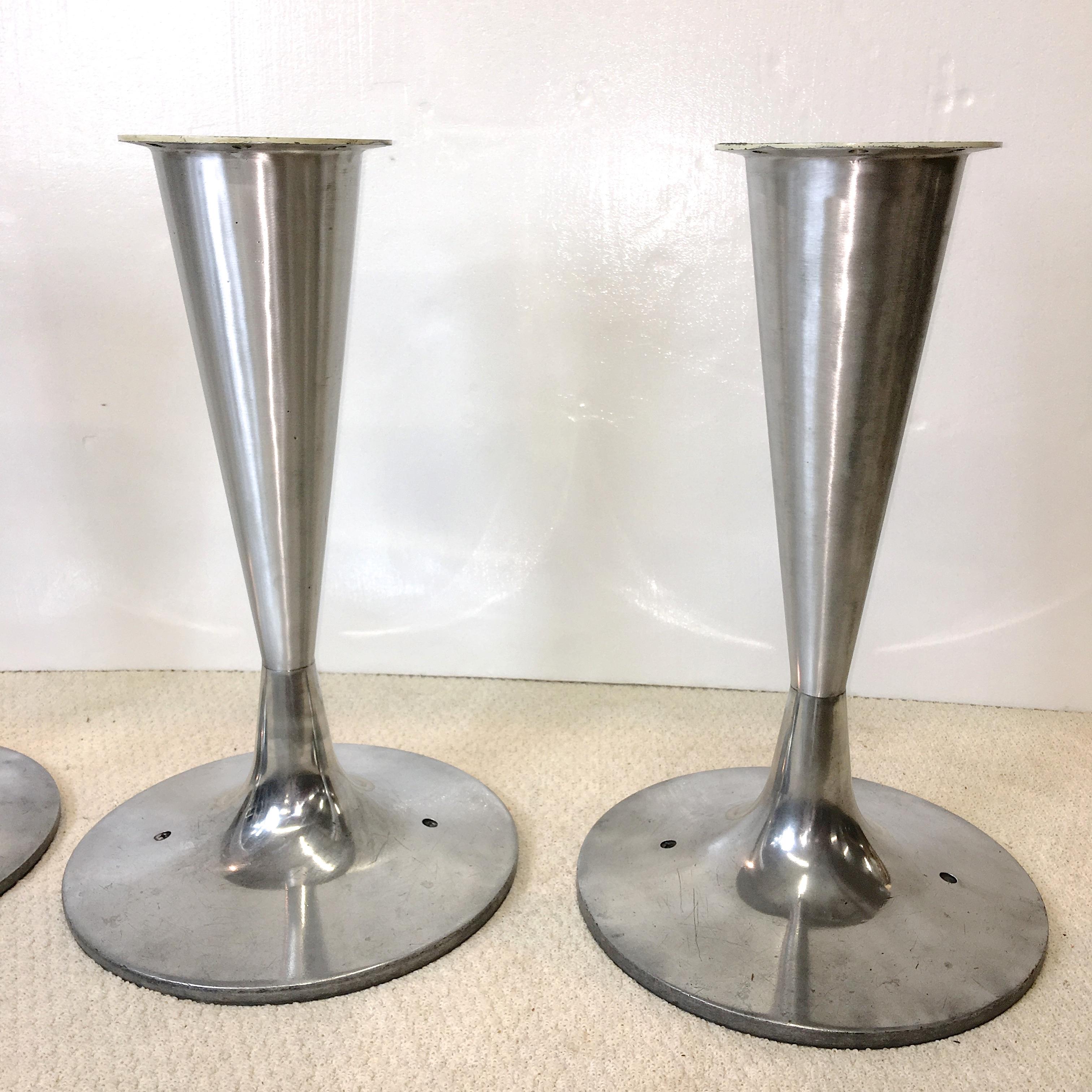 Stratifié Tables de bowling Brunswick vintage en aluminium en vente