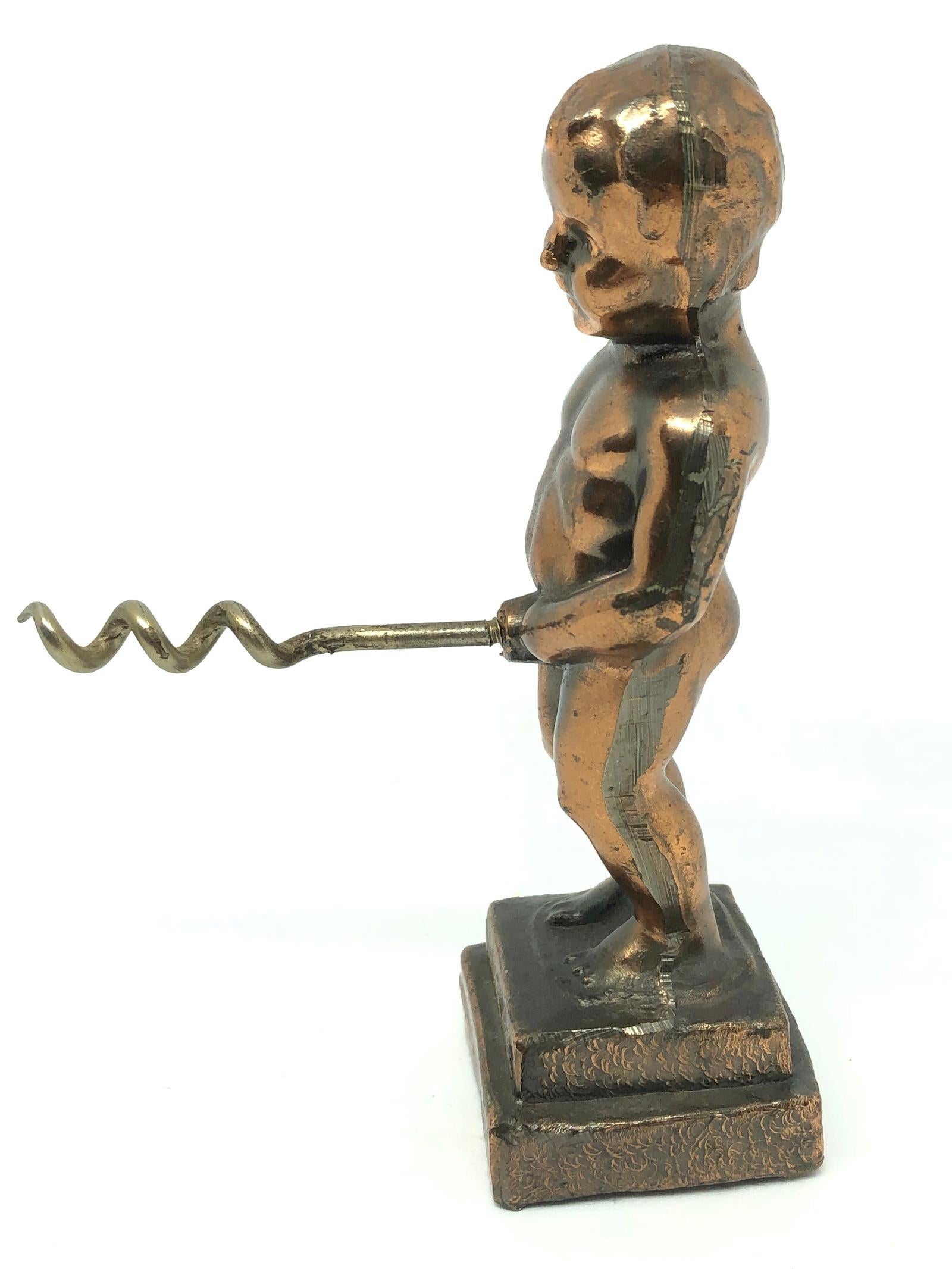 Classic early 1950s corkscrew in the form of the well known Fountain Statue 