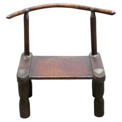 Vintage Brutalist African Chair