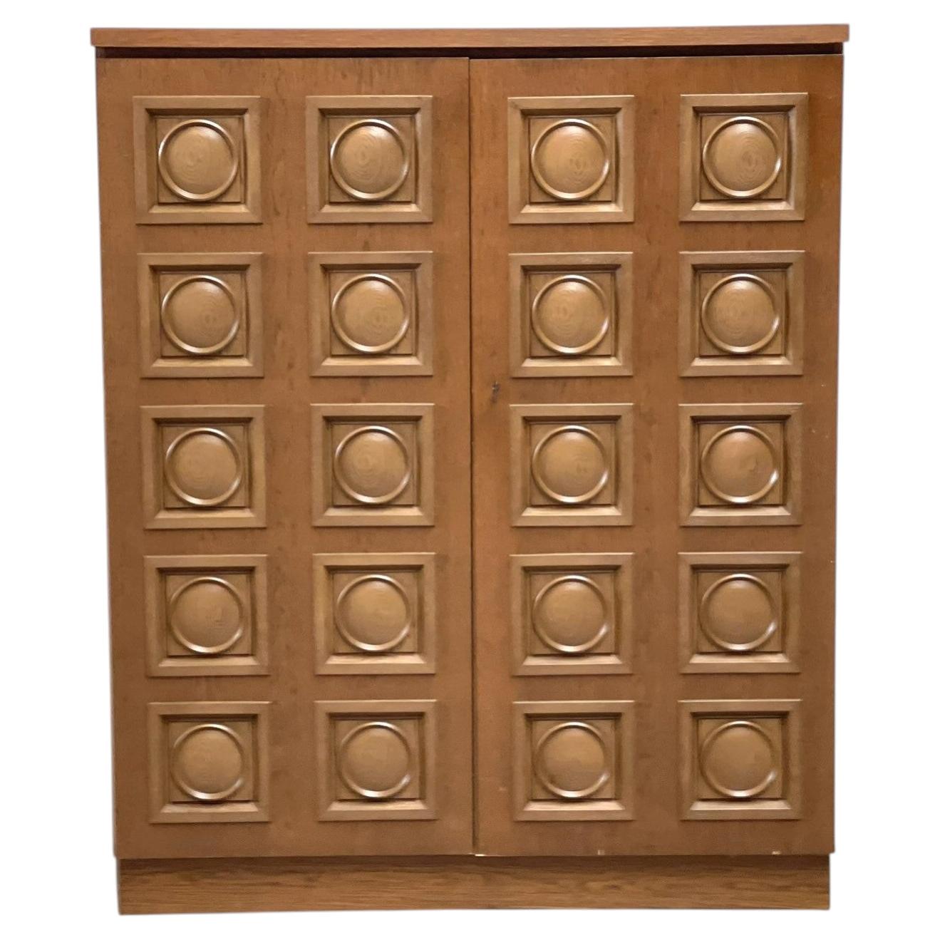 Vintage  brutalist bar cabinet, 1970