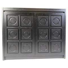 Vintage brutalist bar cabinet, 1970s