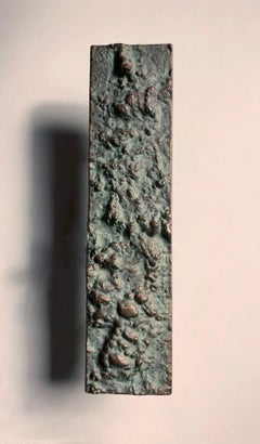 Vintage Brutalist Cast Bronze Door / Drawer Pulls Handles