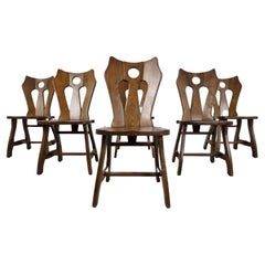 Vintage Brutalist Chairs, 1960s
