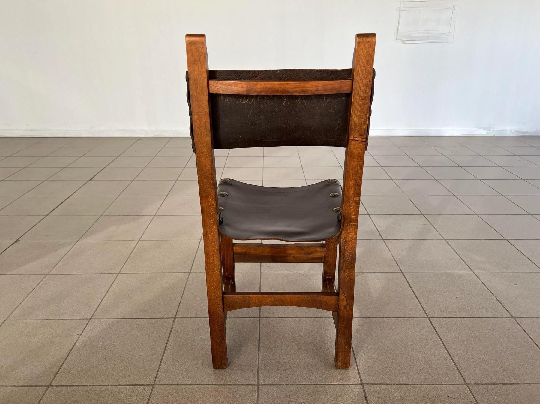 Sedie brutaliste d'epoca di Navarro Argudo, Spagna - set di 6 in vendita 3