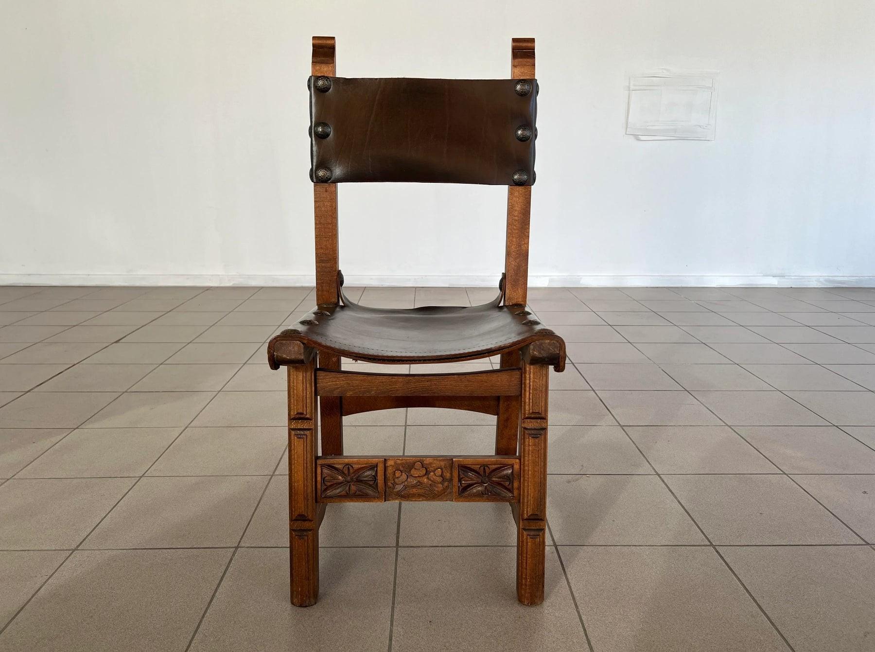 Sedie brutaliste d'epoca di Navarro Argudo, Spagna - set di 6 in vendita 2