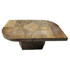 Vintage brutalist coffee table, 1970s