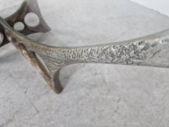 Table basse brutaliste vintage par Willy Ceysens, années 1970