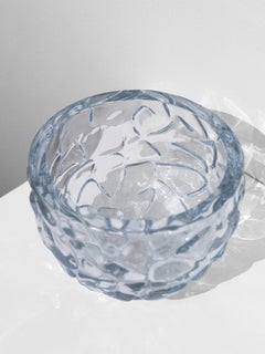 Vintage Brutalist Decorative Glass Bowl