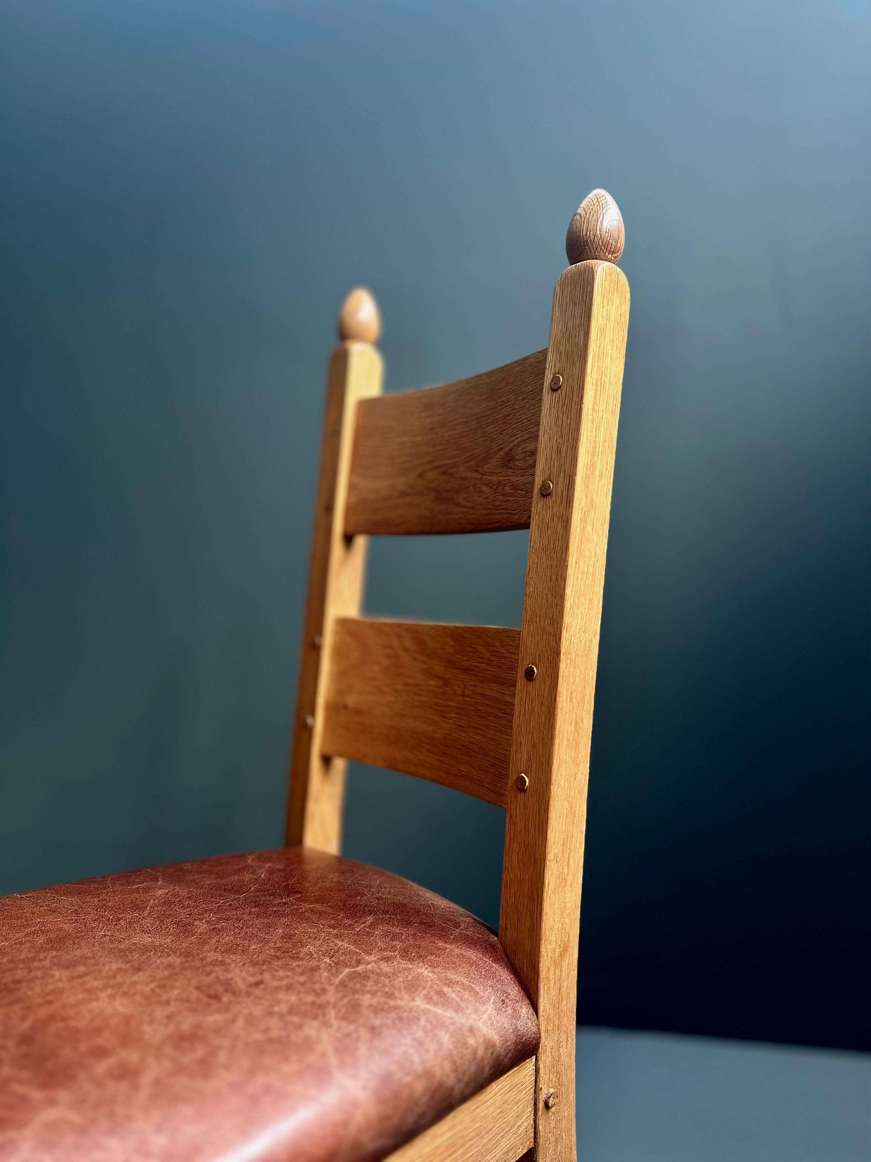 Vintage brutalist dining chairs, 1960s For Sale 4