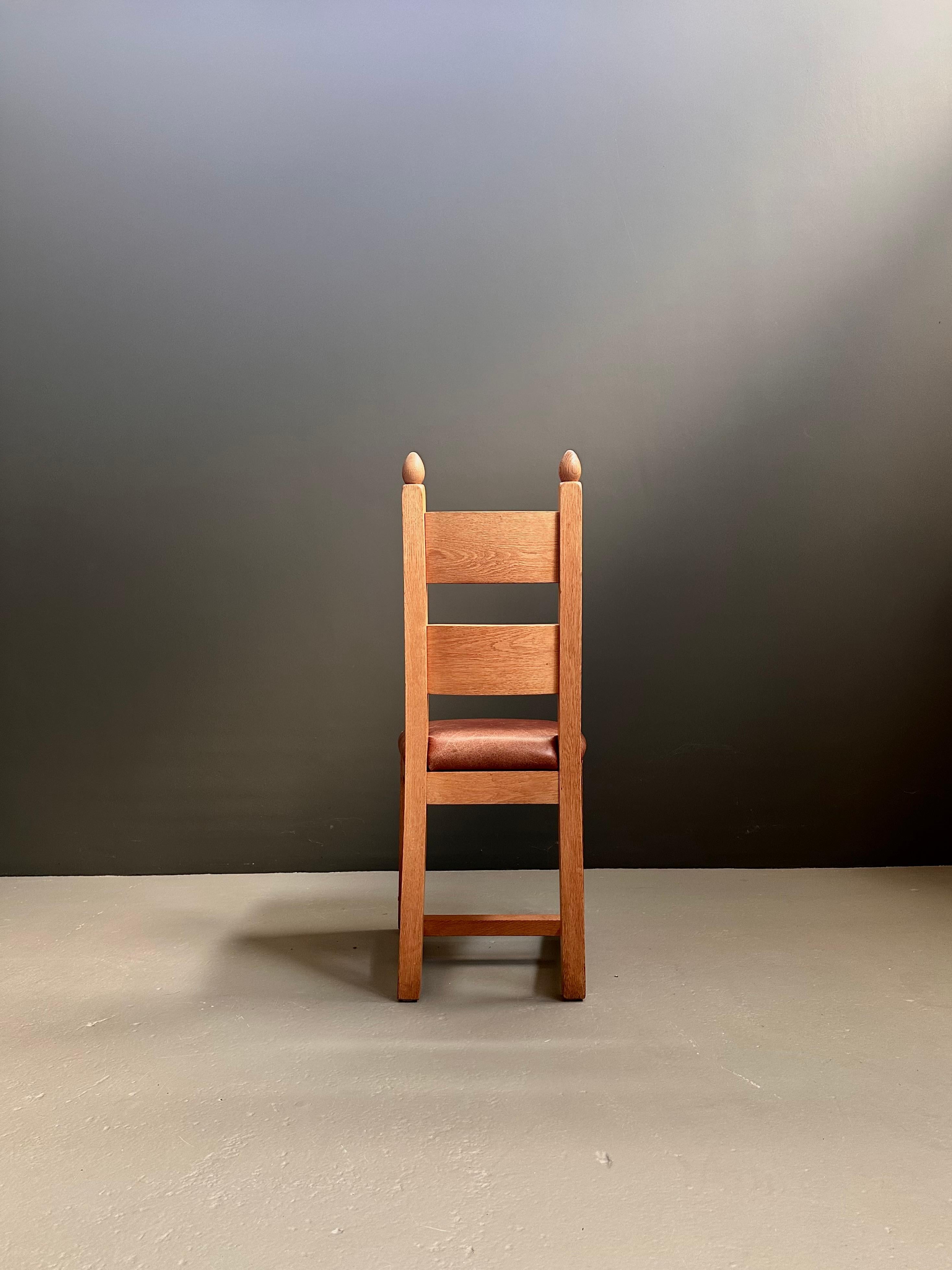 Mid-20th Century Vintage brutalist dining chairs, 1960s For Sale
