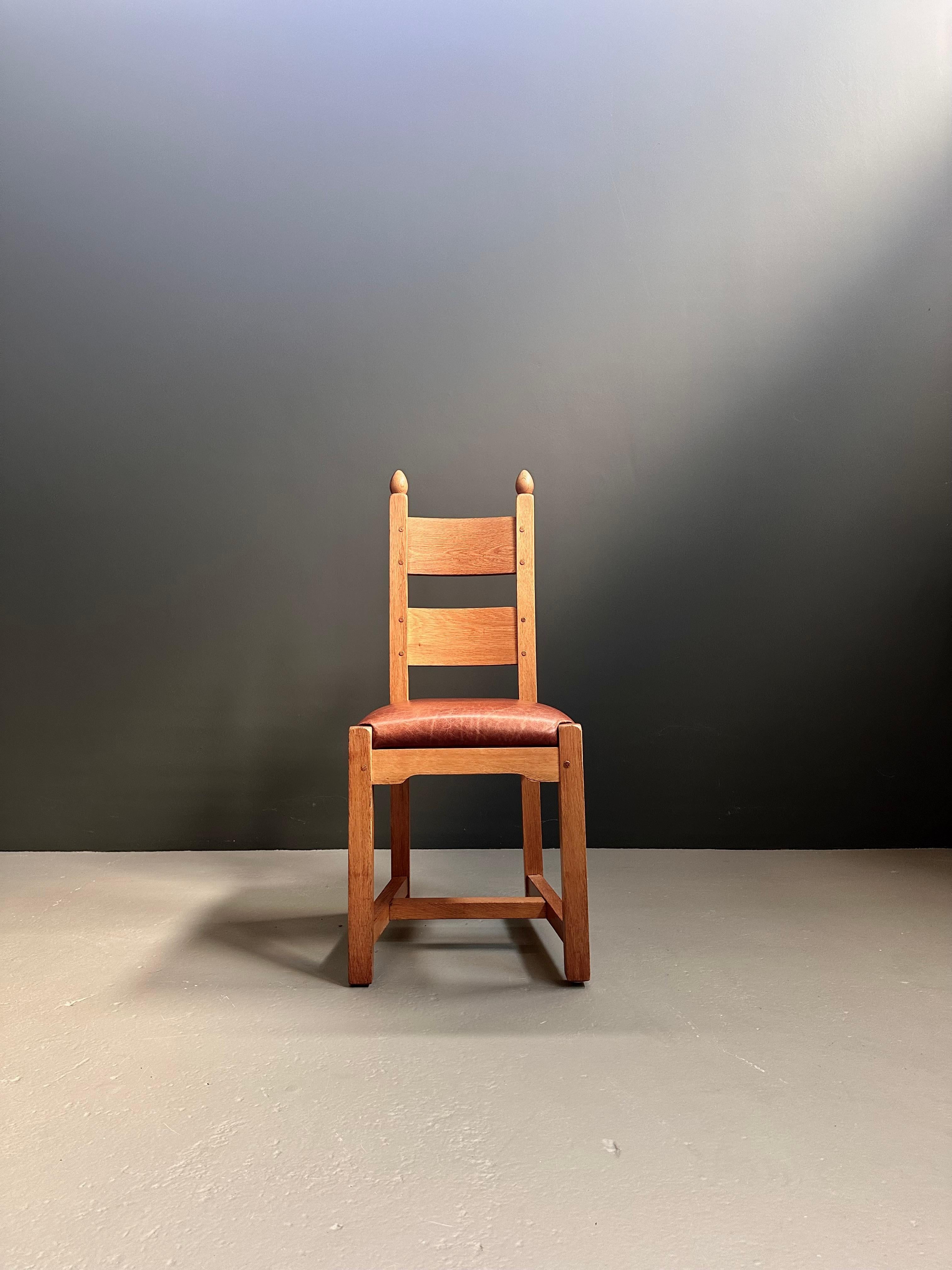Vintage brutalist dining chairs, 1960s For Sale 1