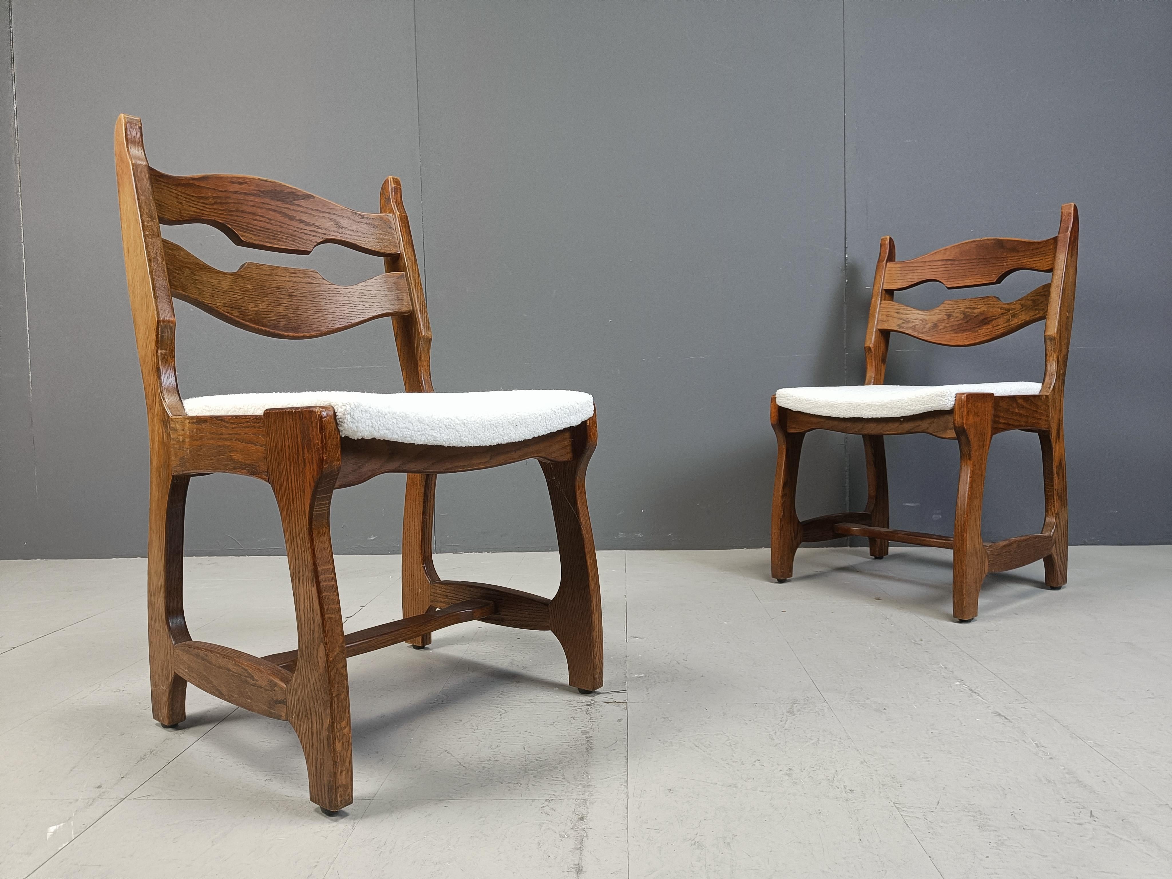 Esszimmerstühle im brutalistischen Stil, 6er-Set, 1970er-Jahre (Deutsch) im Angebot