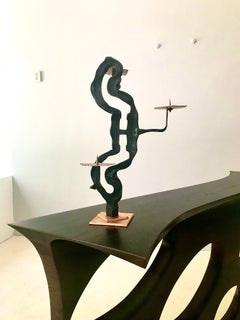 Vintage Brutalist Figure Candleholder 1970s, Germany