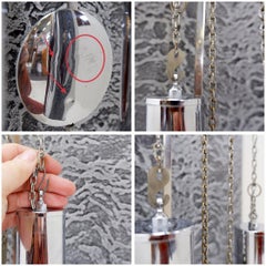 Vintage Brutalist Grandfather Clock, Wood and Resin, Belgium, 1970s