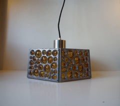 Vintage Brutalist Hanging Lamp by Nanny Still for RAAK, circa 1960