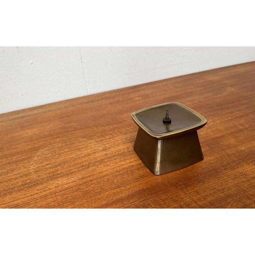 Brutalistischer Metall-Kerzenhalter, 1970er Jahre im Angebot 4
