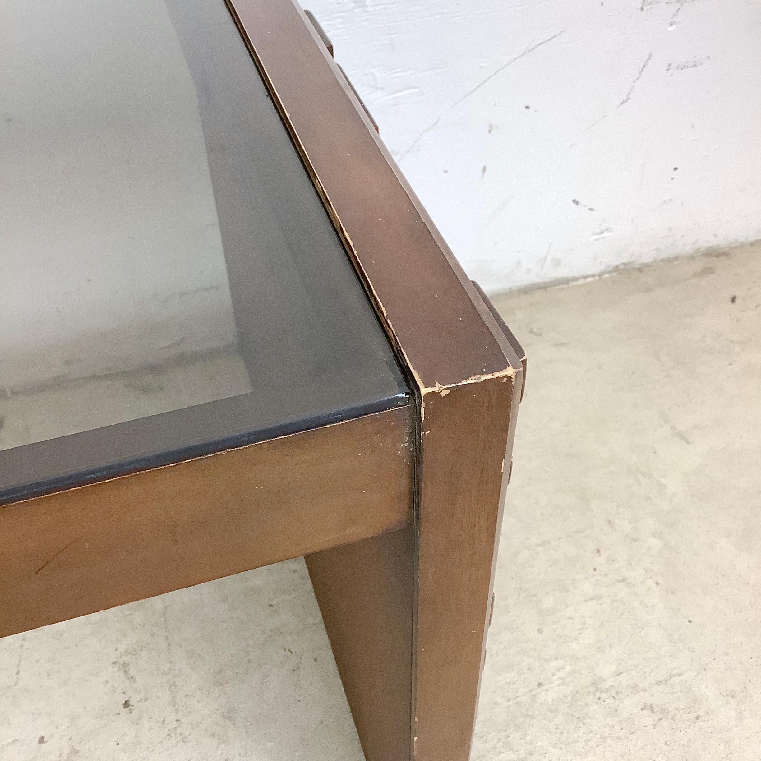 Vintage Brutalist Modern End Tables For Sale 7