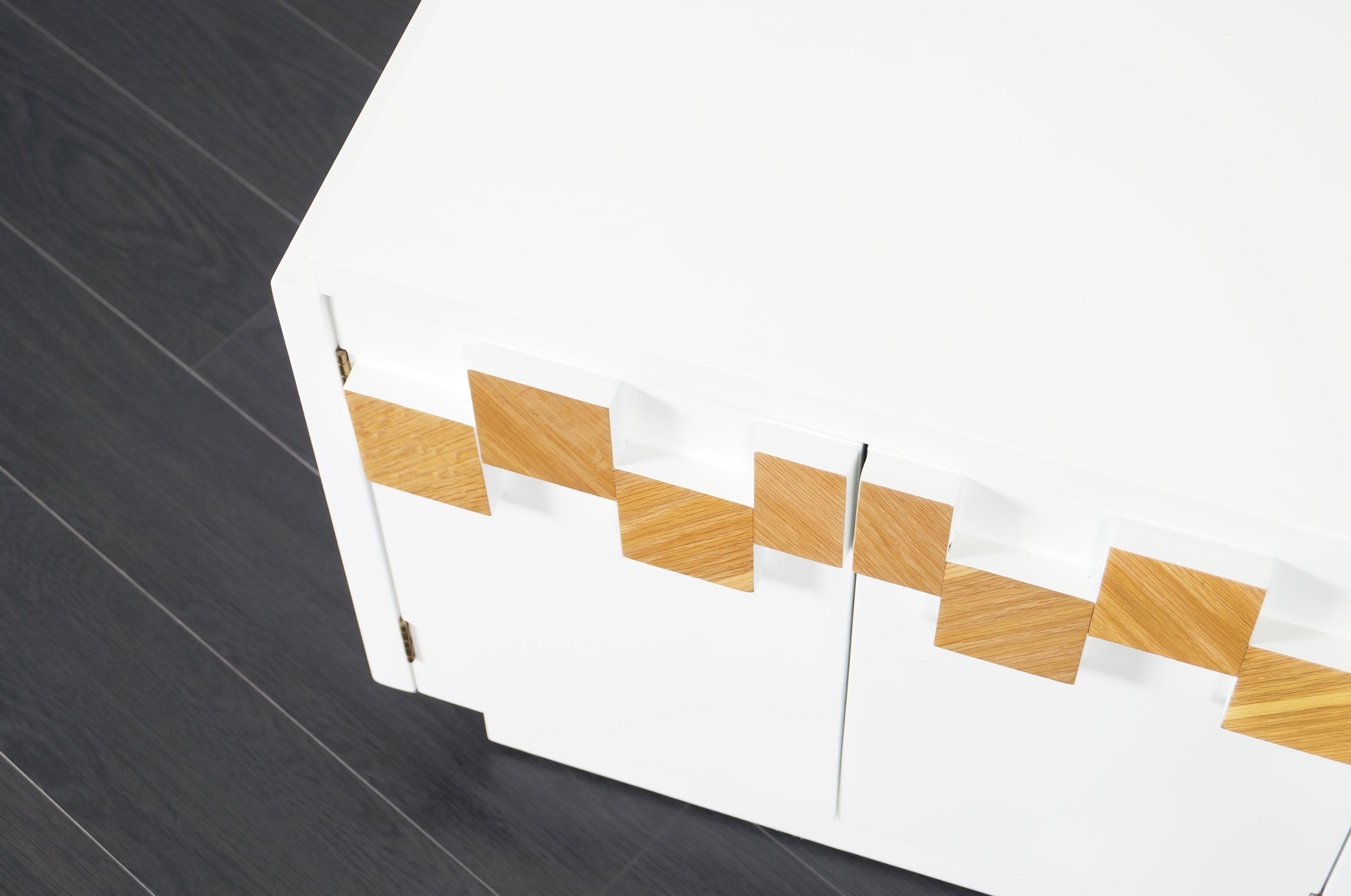 Brutalistische Mosaik-Nachttische von Lane Furniture im Angebot 2