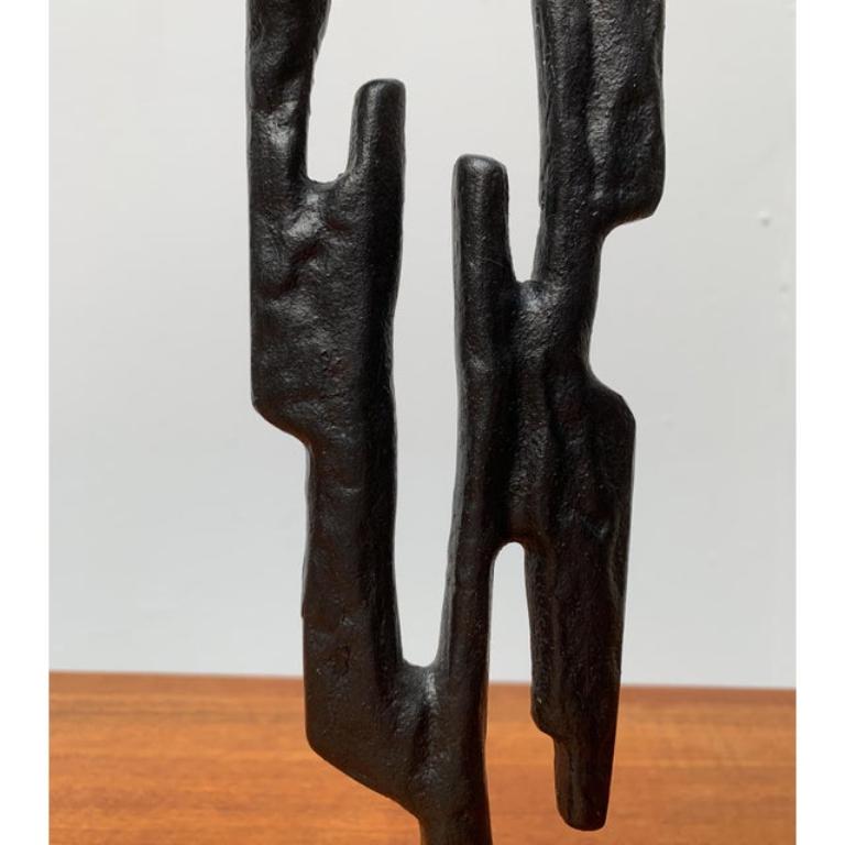 Chandelier sculptural brutaliste vintage, années 1970 en vente 4