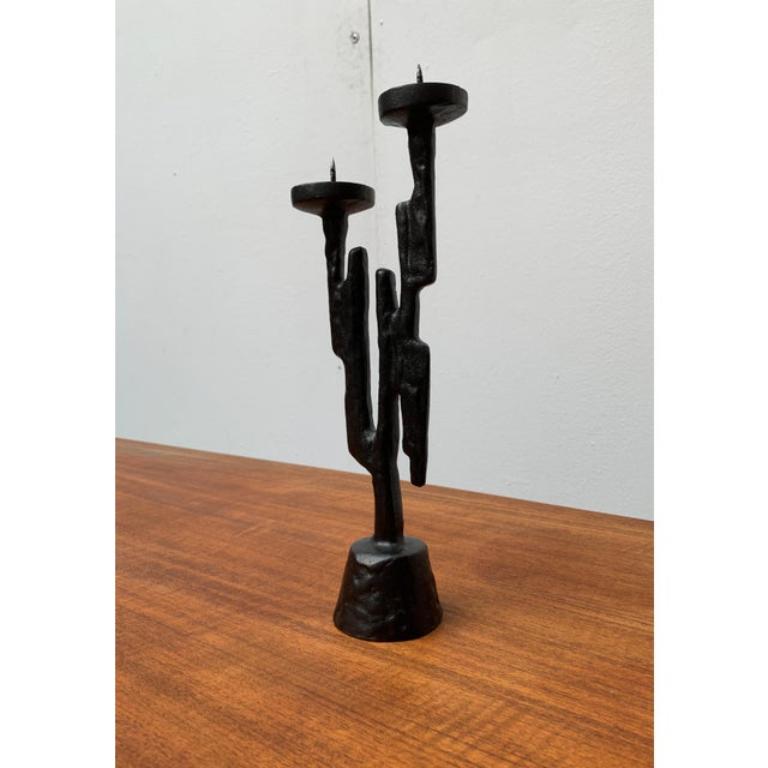 Chandelier sculptural brutaliste vintage, années 1970 en vente 5