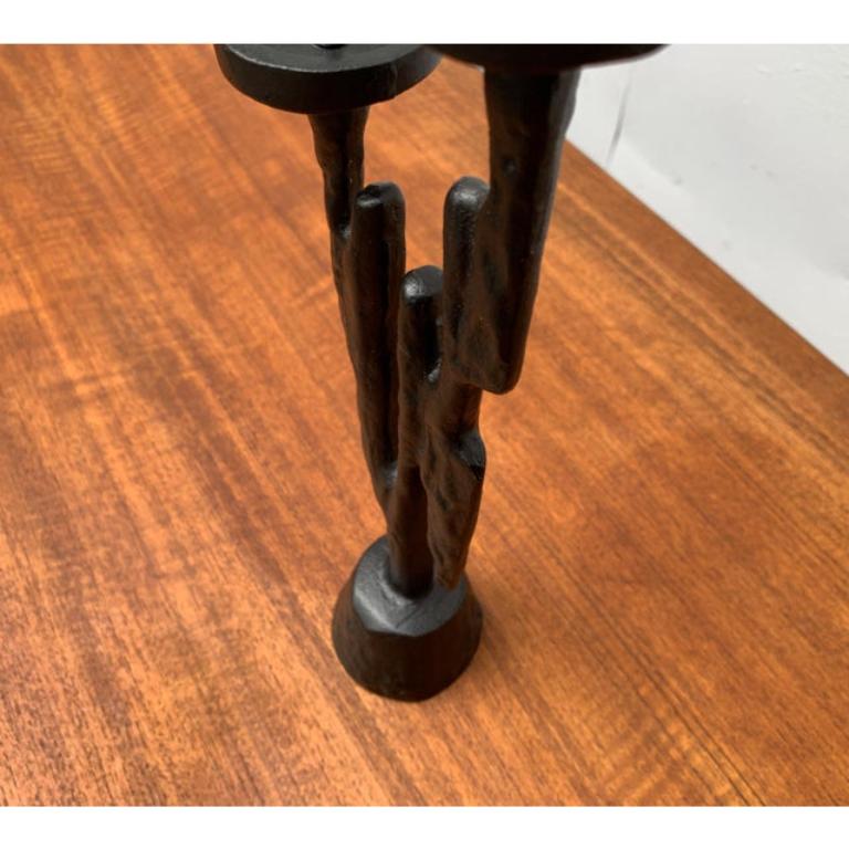 Chandelier sculptural brutaliste vintage, années 1970 en vente 6