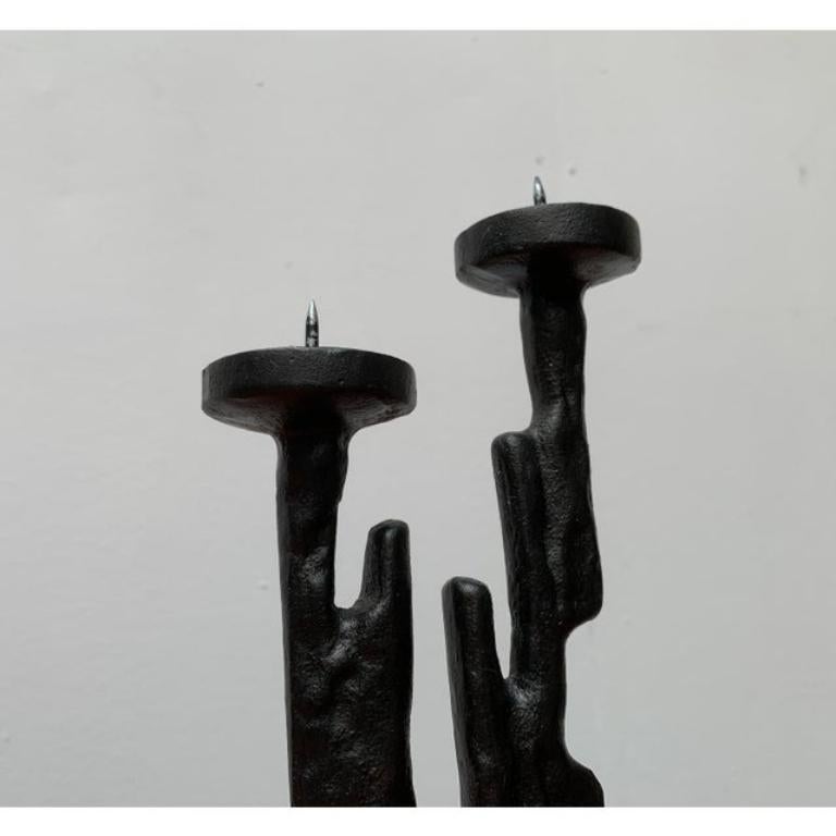 Brutalisme Chandelier sculptural brutaliste vintage, années 1970 en vente