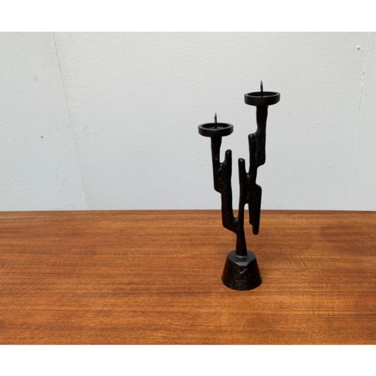 Chandelier sculptural brutaliste vintage, années 1970 Bon état - En vente à Hamburg, DE