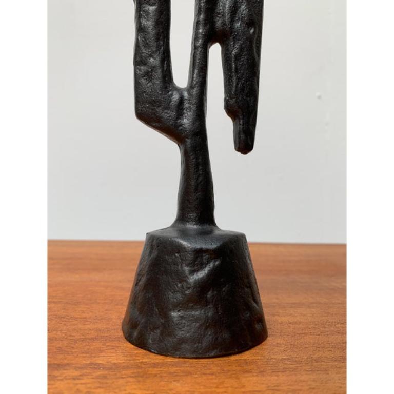 Chandelier sculptural brutaliste vintage, années 1970 en vente 2