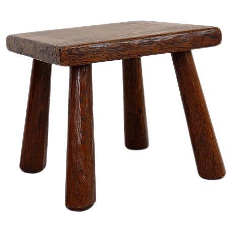 Vintage Brutalist Side table or stool, 1960s