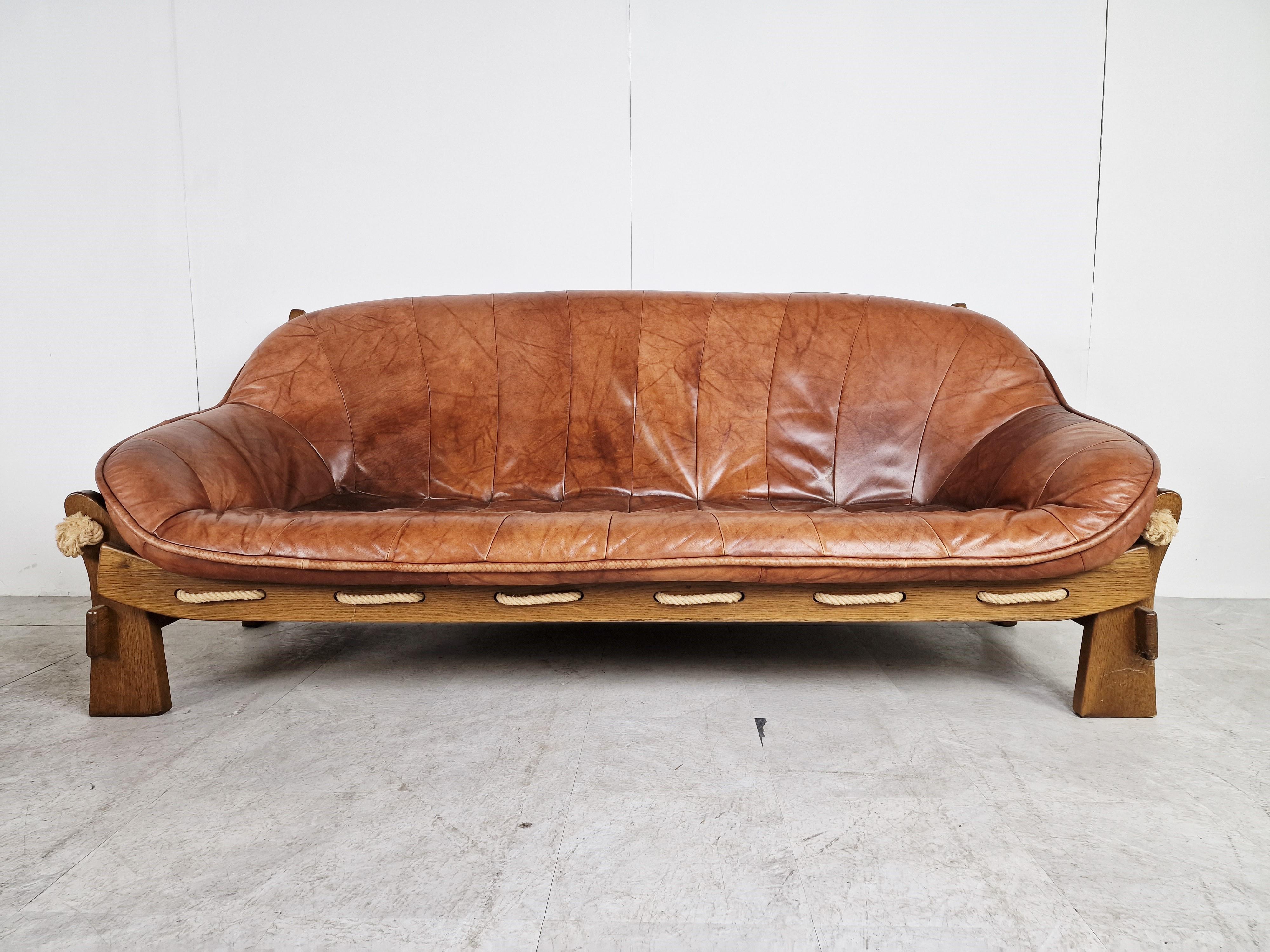 Vintage Brutalist Sofa Set, 1960s 2