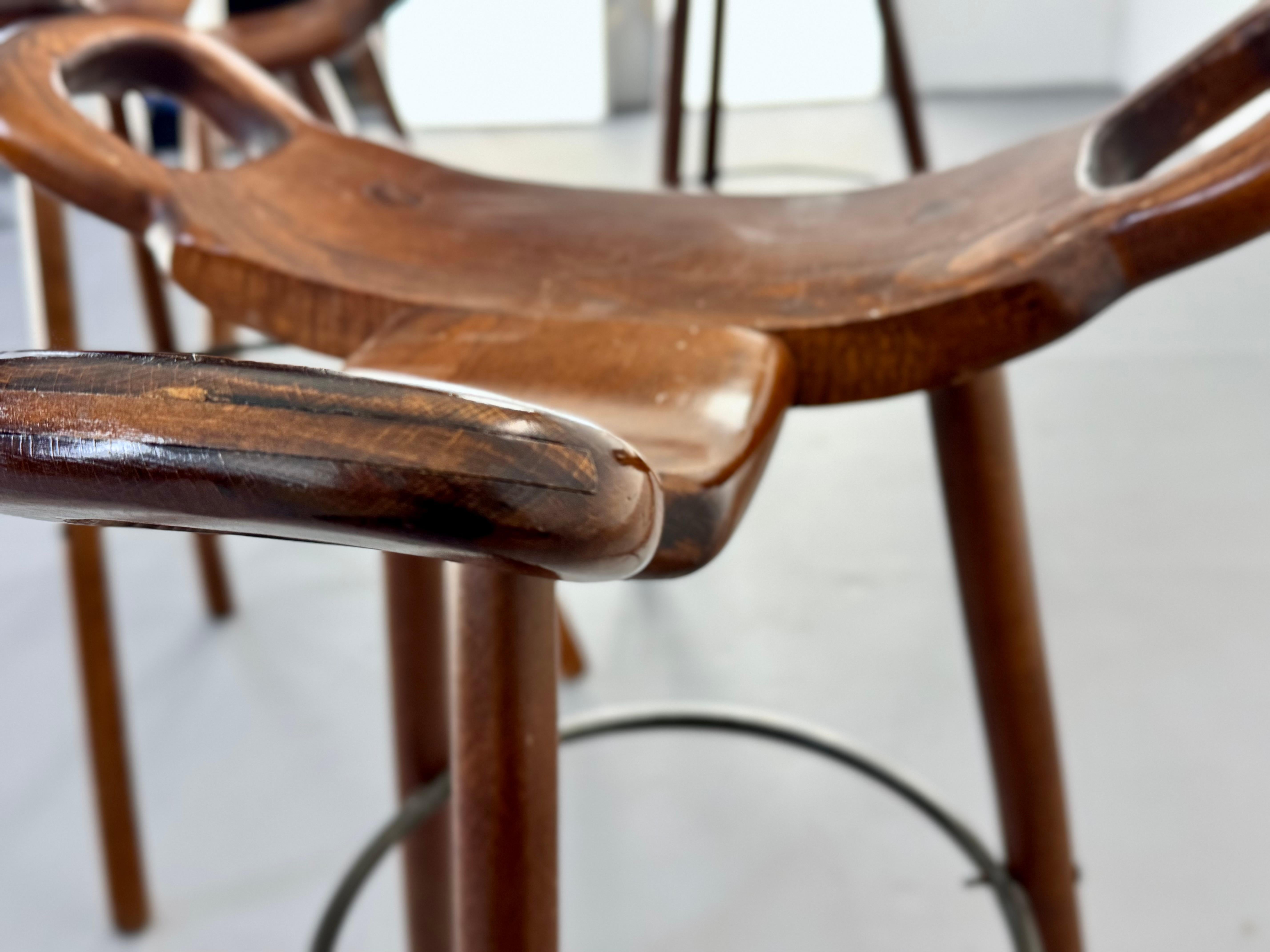Vintage Brutalist Stool 
